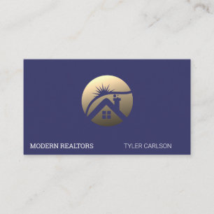 Real Gods Agent   EGENDOM BYGGNAD LOGOTYP Visitkort