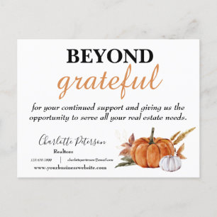 Real Gods Agent Happy thanksgiving Helg Vykort