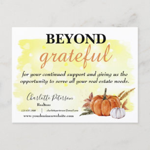 Real Gods Agent Happy thanksgiving Helg Vykort