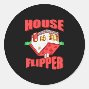 Real Gods Agent House Flipper Runt Klistermärke