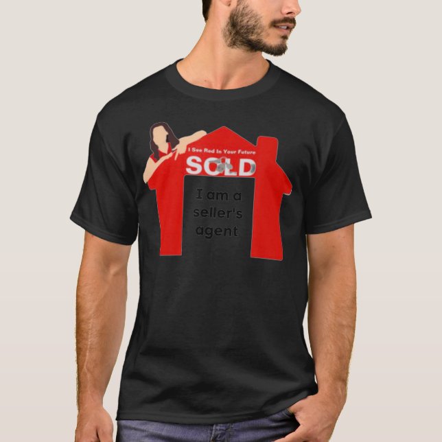 Real Gods Agent I är en säljare agent T Shirt (Framsida)