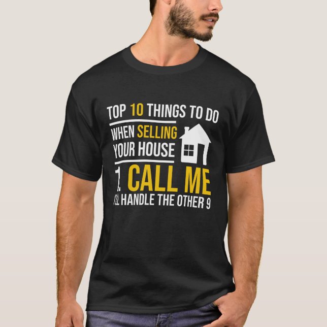 Real Gods Agent Investor Egendom Broker T Shirt (Framsida)