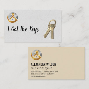 Real Gods Agent Logotyp/Nycklar Visitkort