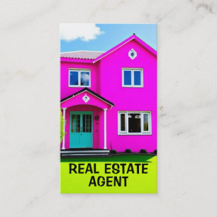 Real Gods Agent Neon BRIGHTS Visitkort