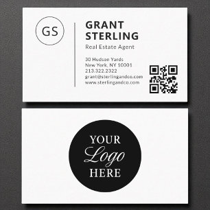Real Gods Agent QR Code Company Logotyp Visitkort