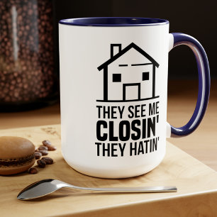 Real Gods Agent Realtor.. De ser mig stänga slinga Mugg