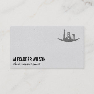 Real Gods Agent / Silver Foil Architect Logotyp Visitkort