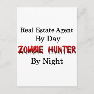 Real Gods Agent/Zombie Hunter Vykort