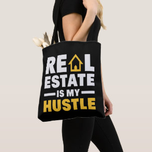 Real Gods är min Hustle Realtor Desk Organizer Tygkasse