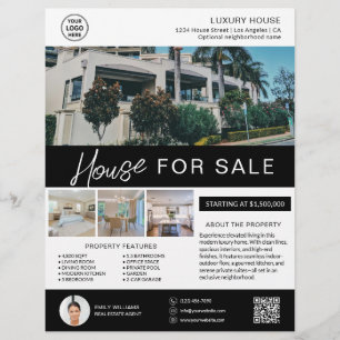 Real Gods Broker House for Sale Anpassningsbar Log Reklamblad