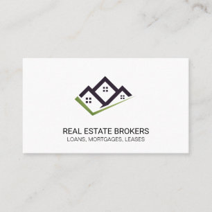 Real Gods Brokers Egendom Visitkort