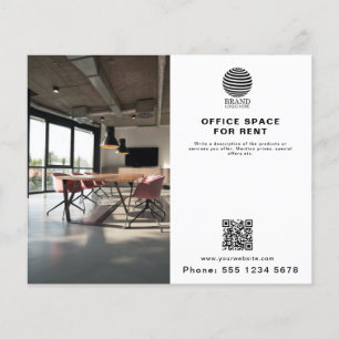 Real Gods Business Logotyp Photo QR-kod Flygblad