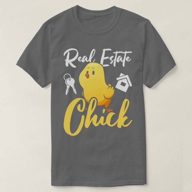 Real Gods Chick Funny Realtor T Shirt (Design framsida)