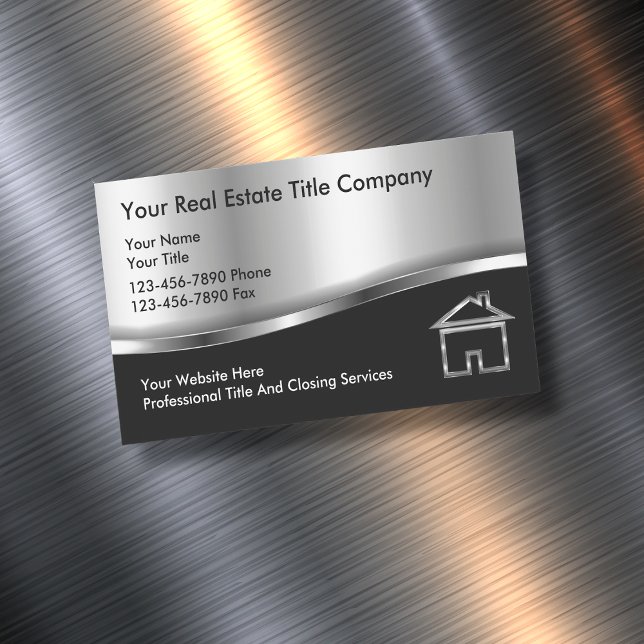 Real Gods Classy Title Company Business Magnets Magnetiska Visitkort (Skapare uppladdad)