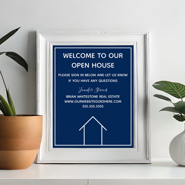Real Gods Company Anpassningsbar Navy Blue House Poster (Skapare uppladdad)
