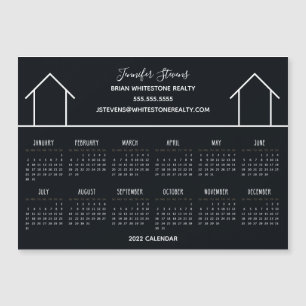 Real Gods Company Black 2022 Calendar Magnet
