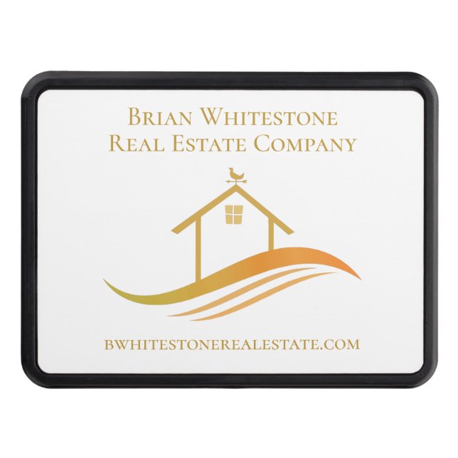 Real Gods Company Guld House Anpassningsbar Markna Dragkroksskydd (Framsidan)