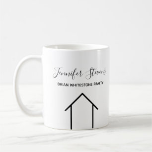 Real Gods Company Modern House Anpassningsbar Real Kaffemugg