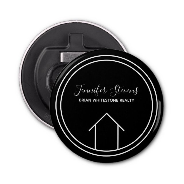 Real Gods Company Open House Anpassningsbar Markna Flasköppnare (Framsidan)