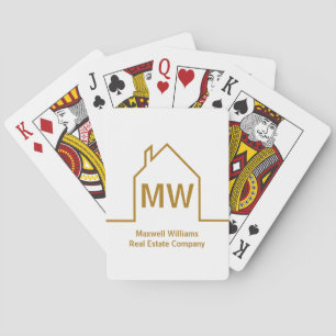 Real Gods Company Personlig Chic Guld Realtor Casinokort