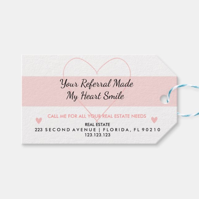 Real Gods, ditt reflexion gjorde mitt hjärta litet Presentetikett (Framsidan (Horisontell))