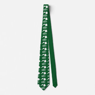 Real Gods Grönt Agency Branded Neck Tie Slips