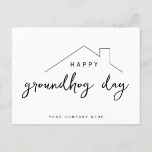 Real Gods Groundhog Day Marknadsföring Vykort