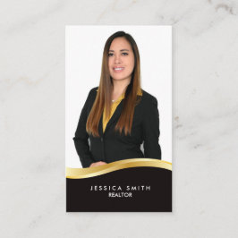 Real Gods guld Swoosh affärskort Visitkort