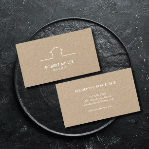 Real Gods Home Logotyp Realtor Kraft Visitkort
