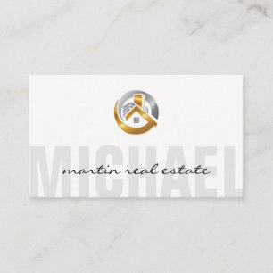 Real Gods Home   Metallisk Logotyp Visitkort