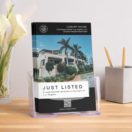 Real Gods House for Sale Logotyp Photo QR Black