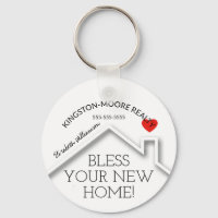 Real Gods House Heart Anpassningsbar Realtor Busin