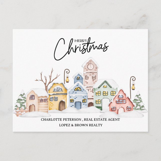 Real Gods jul Helg Vykort (Framsida)