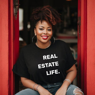 REAL GODS LIV. Realtor Marknadsföring T Shirt