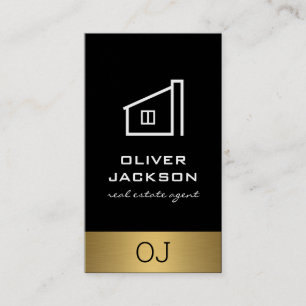 Real Gods Lux Guld Trim med Monogram Visitkort