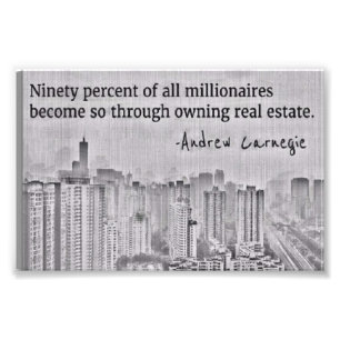 Real Gods Millionaire Investor skriver ut 90 %-reg Fototryck