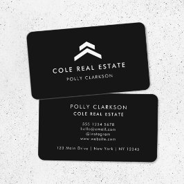 Real Gods | Modern Black Listing Agent Realtor Visitkort