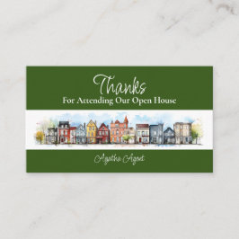 Real Gods Open House Tack Grönt Tidsbeställning Kort