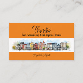 Real Gods Open House Tack Gult Tidsbeställning Kort