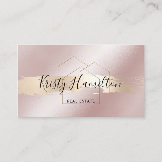 real gods professionell house-sfärare lägg till bi visitkort (Framsida)