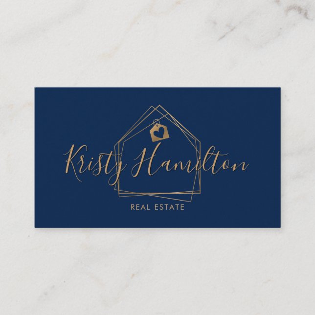 real gods professionell house-sfärare lägg till bi visitkort (Framsida)