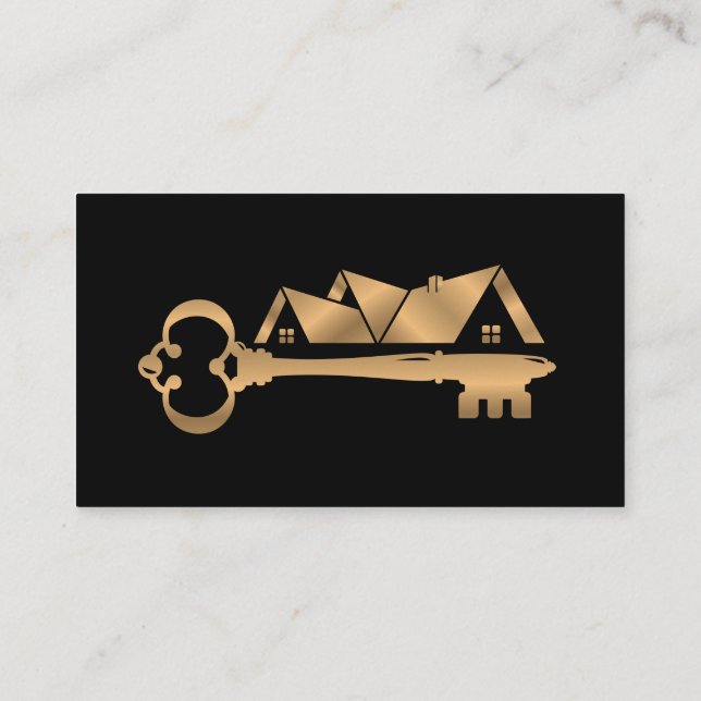 Real Gods Professionell Lägg till bild och logotyp Visitkort (Baksida)