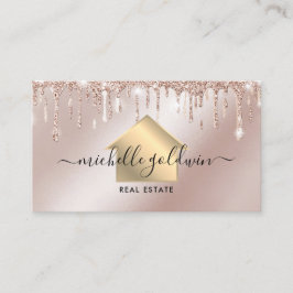 Real Gods Professionell Modern Script House Busin Visitkort