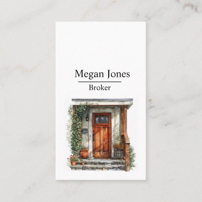 Real Gods, Realtor, Broker Affärskort Visitkort (Framsida)