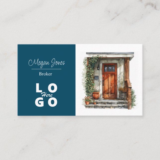 Real Gods, Realtor, Broker Affärskort Visitkort (Framsida)