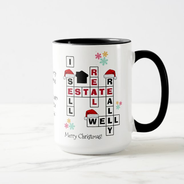Real Gods Realtor Gift CHRISTMAS Mugg (Höger)
