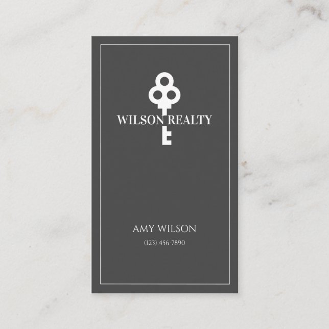 Real Gods Realty Visitkort (Framsida)