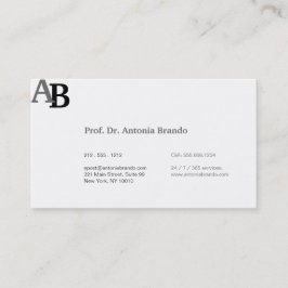 Real Gods ren Visitkort