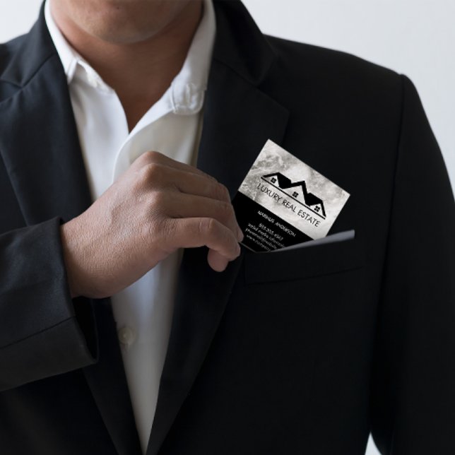 Real Gods Tak Top Marble Fyrkantigt Visitkort (Skapare uppladdad)