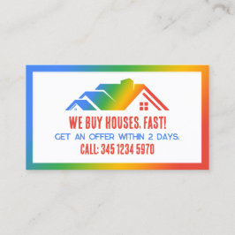 🏠 Real Gods Vi köper bostäder QR Visitkort